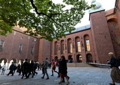 EAFS participants on tour at Stockholm City Hall_4. Photo by Marcus Andrae: