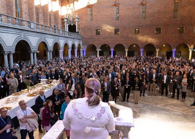 EAFS participants are welcomed to Stockholm City Hall. Photo by Marcus Andrae.