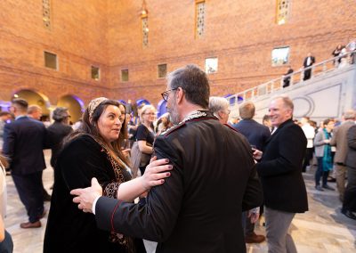 Mingle at reception at Stockholm City Hall_3. Photo by Marcus Andrae.