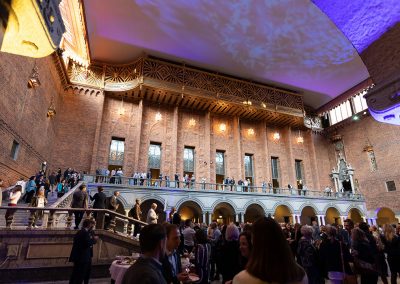 The Banquet Hall at Stockholm City Hall. Photo by Marcus Andrae.