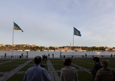 Outside of Stockholm City Hall. Photo by Marcus Andrae.