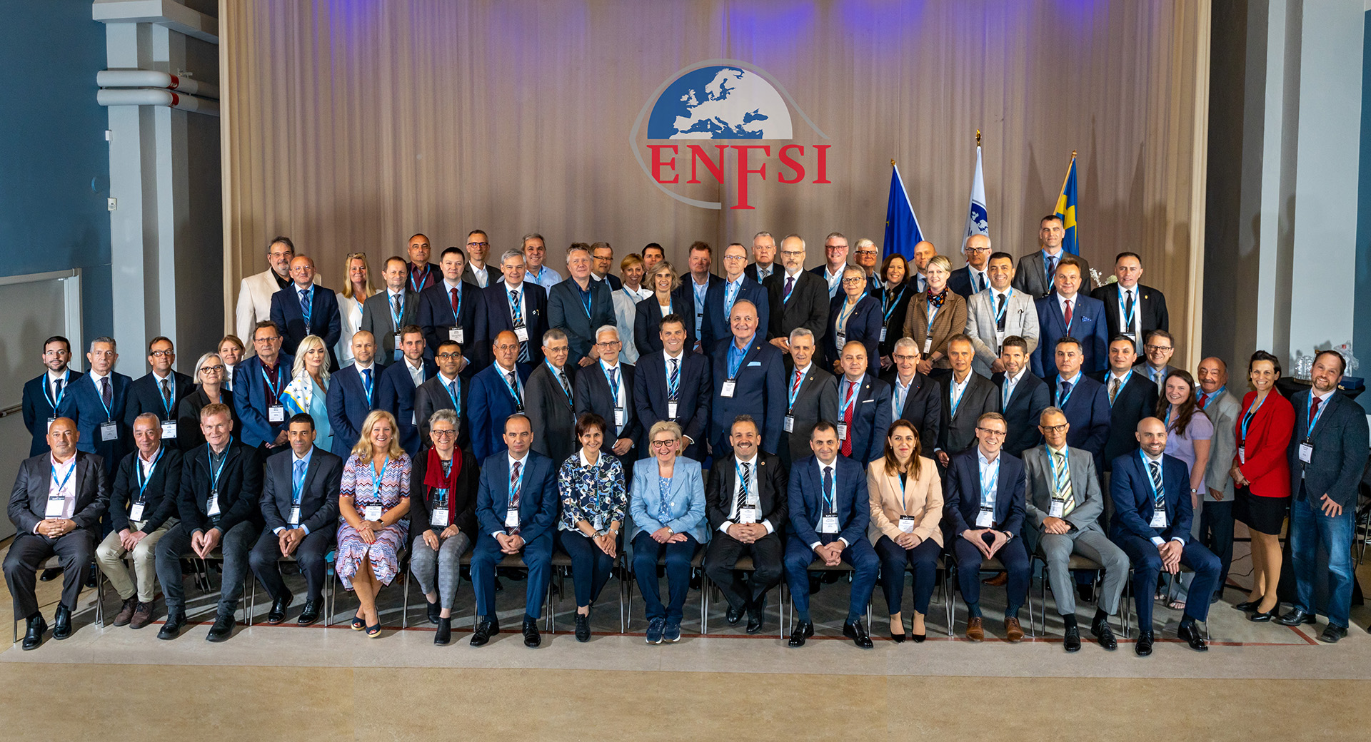 Participants in ENFSI Annual Meeting, 2022, in Stockholm. Photo by Marcus Andrae