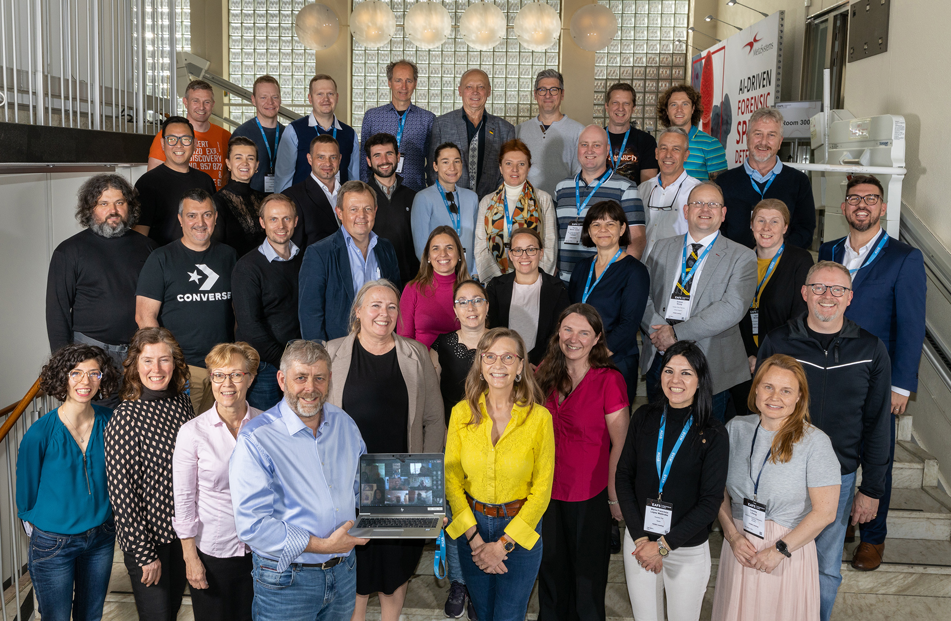 Participants in FEIWG Working Group Meeting, 2022, Stockholm. Photo by Marcus Andrae, NFC.