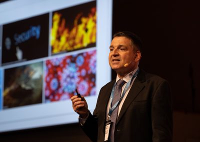 Plenary Speech by Distinguished Professor Claude Roux, University of Technology Sydney (UTS), Australia and The Centre for Forensic Science, Australia. Photo by Marcus Andrae.