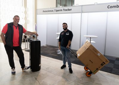 Preparing the exhibition area_2. Photo by Marcus Andrae: