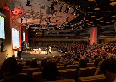 Plenary Speech by Professor Gillian Tilly, CBE, Kings College, London, United Kingdom. Photo by Marcus Andrae.