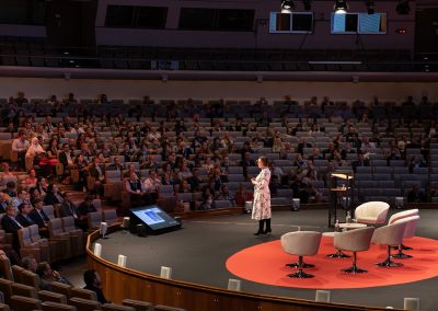 Plenary Speech by Professor Gillian Tilly, CBE, Kings College, London, United Kingdom. Photo by Marcus Andrae.