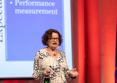 Plenary Speech by Professor Gillian Tilly, CBE, Kings College, London, United Kingdom. Photo by Marcus Andrae.