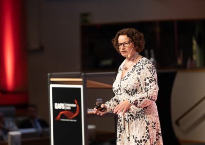 Plenary Speech by Professor Gillian Tilly, CBE, Kings College, London, United Kingdom. Photo by Marcus Andrae.