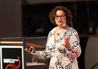 Plenary Speech by Professor Gillian Tilly, CBE, Kings College, London, United Kingdom. Photo by Marcus Andrae.