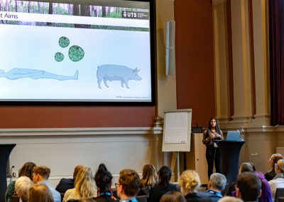 Oral Presentation: _Oral presentation_Comparison of desiccation of human and pig tissue via lipid analysis Presenter Alisha Deo_Centre for Forensic Science University of Technology Sydney Australia_3. Photo by Marcus Andrae.