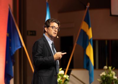 Plenary Speech by Professor Eoghan Casey, Ecole des Sciences Criminelles (ESC), Université de Lausanne (UNIL), Switzerland. Photo by Marcus Andrae.