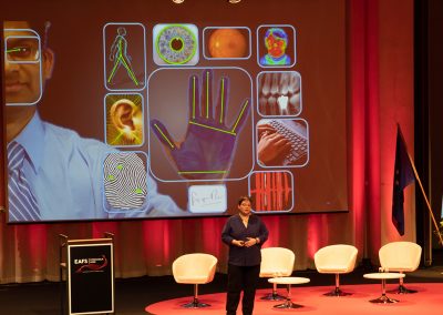 Plenary Speech by Professor Niamh Nic Daeid, University of Dundee, United Kingdom and The Leverhulme Research Centre for Forensic Science (LRCFS).Photo by Marcus Andrae.