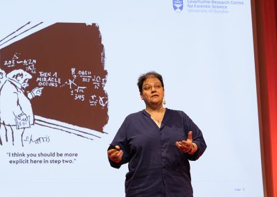 Plenary Speech by Professor Niamh Nic Daeid, University of Dundee, United Kingdom and The Leverhulme Research Centre for Forensic Science (LRCFS).Photo by Marcus Andrae.