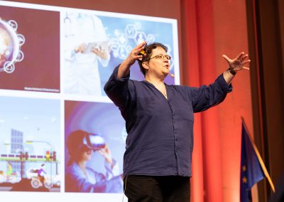 Plenary Speech by Professor Niamh Nic Daeid, University of Dundee, United Kingdom and The Leverhulme Research Centre for Forensic Science (LRCFS).Photo by Marcus Andrae.