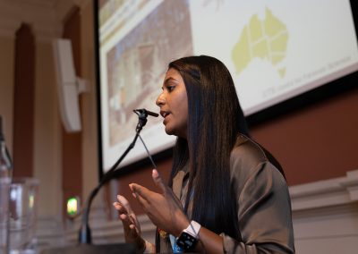 Oral Presentation: _Oral presentation_Comparison of desiccation of human and pig tissue via lipid analysis Presenter Alisha Deo_Centre for Forensic Science University of Technology Sydney Australia_2. Photo by Marcus Andrae.