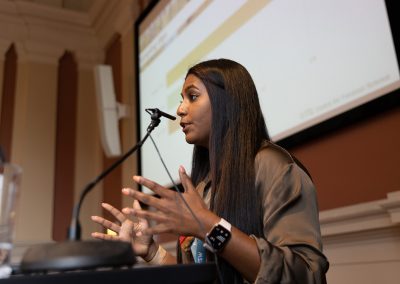 Oral Presentation: _Oral presentation_Comparison of desiccation of human and pig tissue via lipid analysis Presenter Alisha Deo_Centre for Forensic Science University of Technology Sydney Australia. Photo by Marcus Andrae.