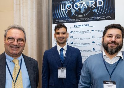 Locard Project - Miltiadis Anastasiadis (Motivian SA, Greece), Nikolaos Makaris (Motivian SA, Greece) and Constantinos Patsakis (Athena Research Centre, Greece). Photo by Marcus Andrae.
