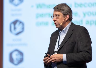 Plenary Speech by Dr. John M. Butler, NIST Fellow & Special Assistant to the Director for Forensic Science U.S. Government-Department of Commerce, National Institute of Standards and Technology-NIST, United States of America. Photo by Marcus Andrae.