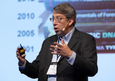 Plenary Speech by Dr. John M. Butler, NIST Fellow & Special Assistant to the Director for Forensic Science U.S. Government-Department of Commerce, National Institute of Standards and Technology-NIST, United States of America. Photo by Marcus Andrae.