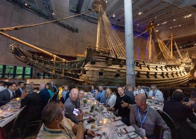 EAFS 2022 Conference Dinner at the Vasa Museum. Photo by Marcus Andrae.