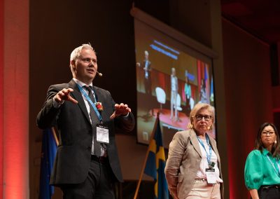 Dr. Emil Hjalmarson, Christina Bertler Edlund and Helena Trolläng at the Closing Ceremony. Photo by Marcus Andrae. by Marcus Andrae.