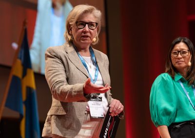 Christina Bertler Edlund and Helena Trolläng at Closing Ceremony. Photo by Marcus Andrae.